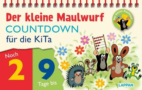 Der kleine Maulwurf Countdown für die Kita, Buch