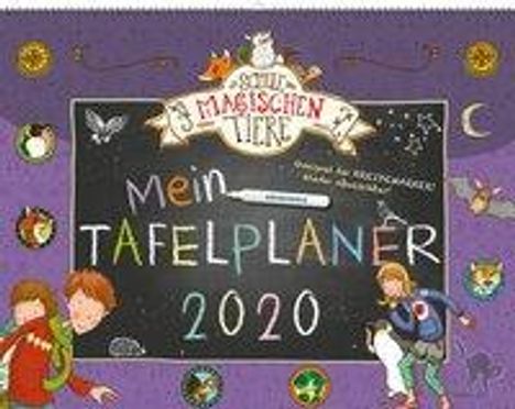 Margit Auer: Die Schule der magischen Tiere Mein Tafelplaner 2020, Diverse
