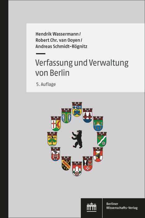Hendrik Wassermann: Verfassung und Verwaltung von Berlin, Buch