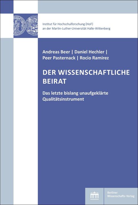 Andreas Beer: Der Wissenschaftliche Beirat, Buch