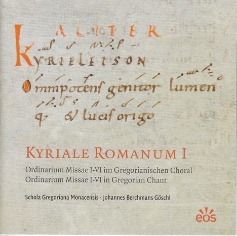 Kyriale Romanum I, CD