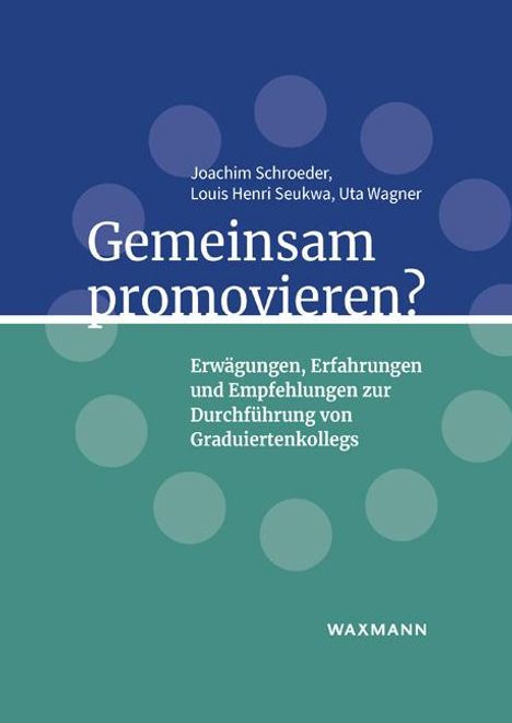 Joachim Schroeder: Gemeinsam promovieren?, Buch