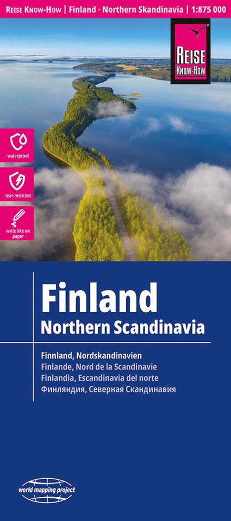 Reise Know-How Landkarte Finnland und Nordskandinavien 1 : 875 000, Karten