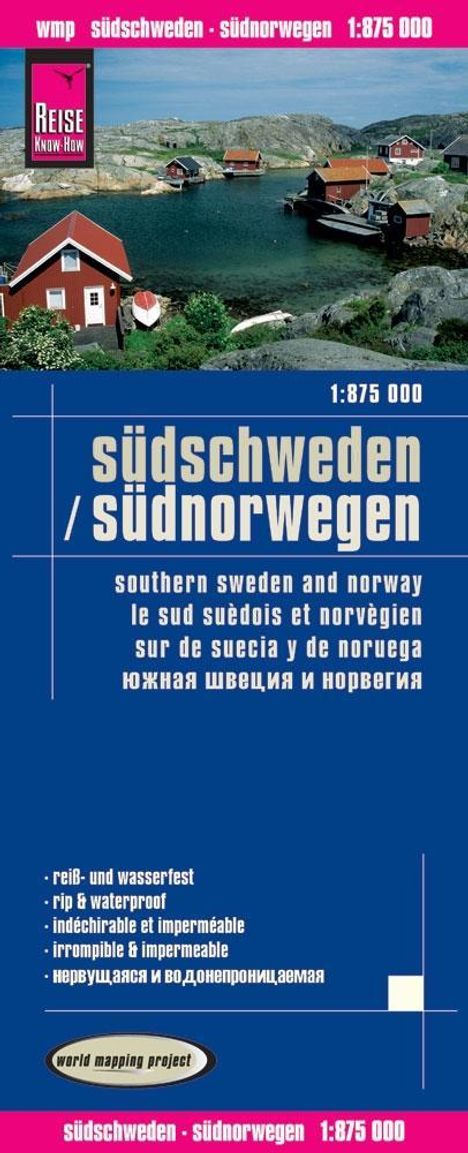 Reise Know-How Landkarte Südschweden, Südnorwegen 1:875.000, Karten