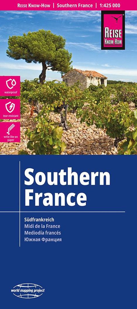 Reise Know-How Landkarte Südfrankreich / Southern France (1:425.000), Karten