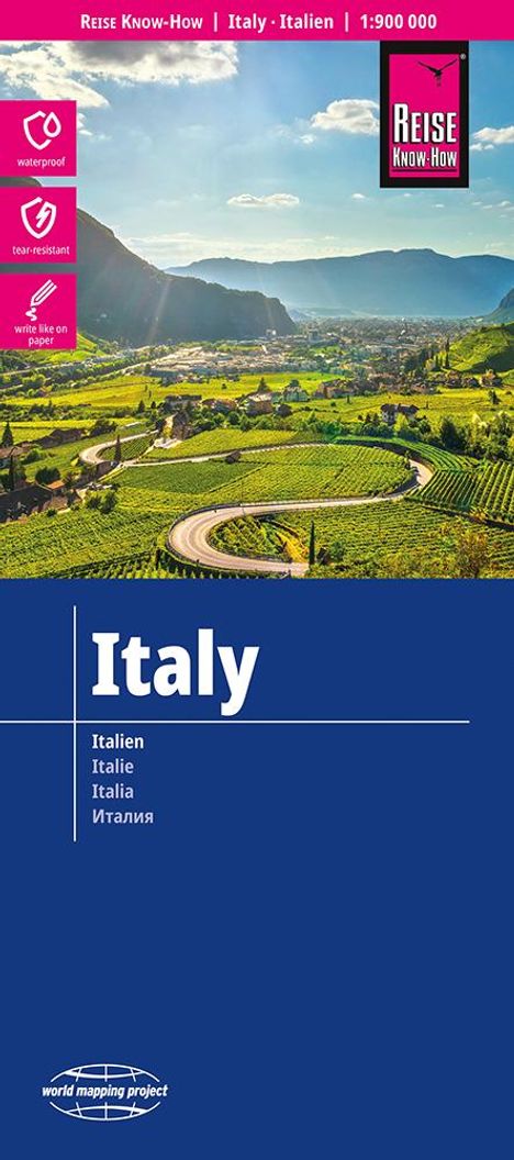 Reise Know-How Landkarte Italien / Italy (1:900.000), Karten