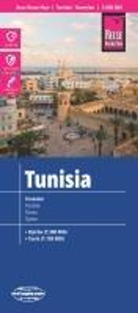 Reise Know-How Landkarte Tunesien / Tunisia (1:600.000), Karten