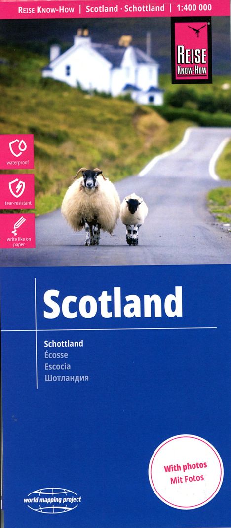 Reise Know-How Landkarte Schottland / Scotland (1:400.000), Karten