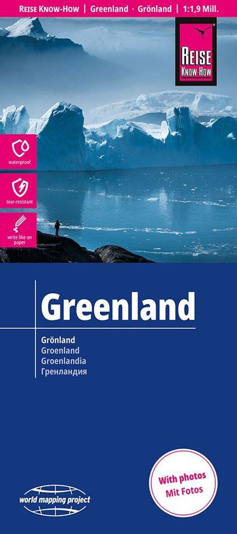 Reise Know-How Landkarte Grönland / Greenland (1:1.900.000), Karten