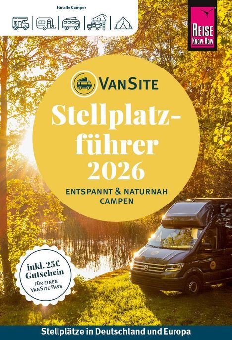 VanSite: VanSite Stellplatzführer 2026, Buch