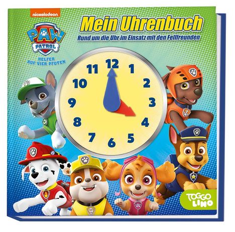 PAW Patrol: Mein Uhrenbuch - Rund um die Uhr im Einsatz mit den Fellfreunden, Buch