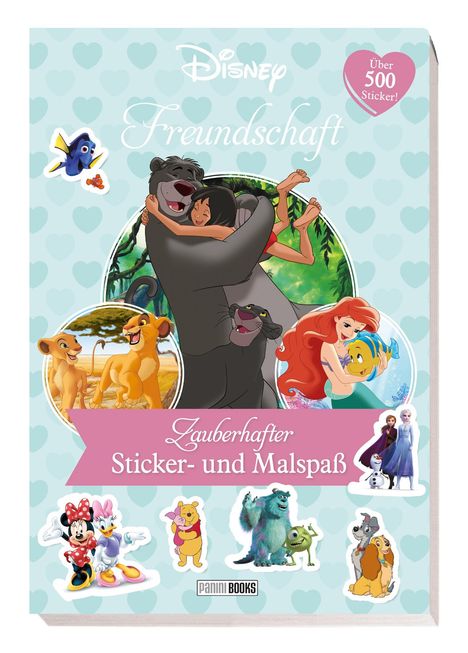 Disney Freundschaft: Zauberhafter Sticker- und Malspaß, Buch