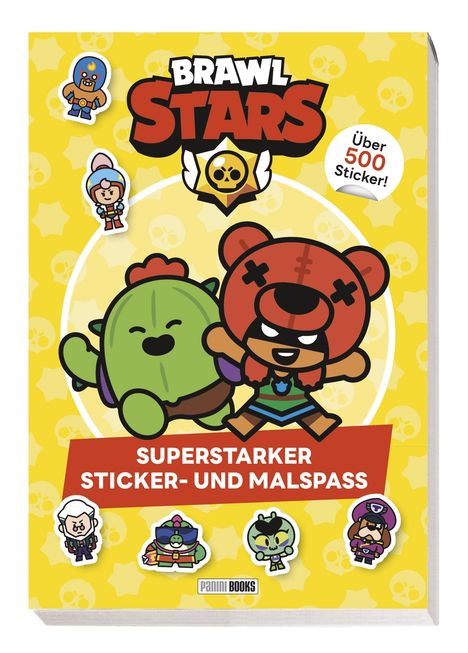 Brawl Stars: Superstarker Sticker- und Malspaß, Buch