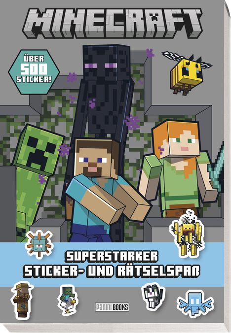 Minecraft: Superstarker Sticker- und Rätselspaß, Buch