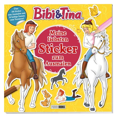 Bibi &amp; Tina: Meine liebsten Sticker zum Ausmalen, Buch