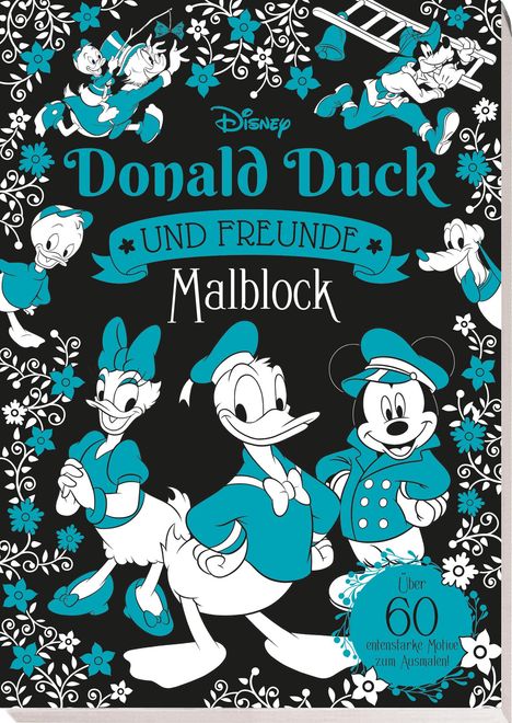 Panini: Disney Donald Duck und Freunde: Malblock: über 60 entenstarke Motive zum Ausmalen!, Buch