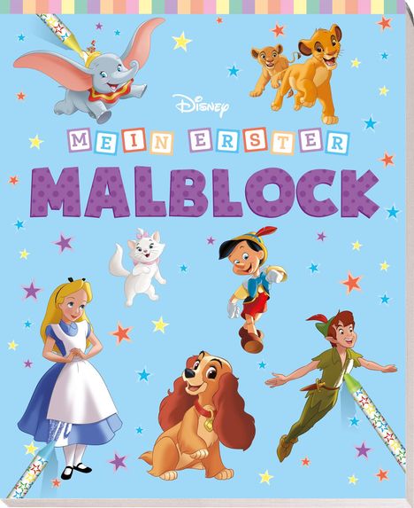 Disney: Disney: Mein erster Malblock, Buch