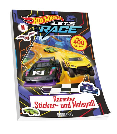 Panini: Hot Wheels(TM) Let's Race: Rasanter Sticker- und Malspaß, Buch