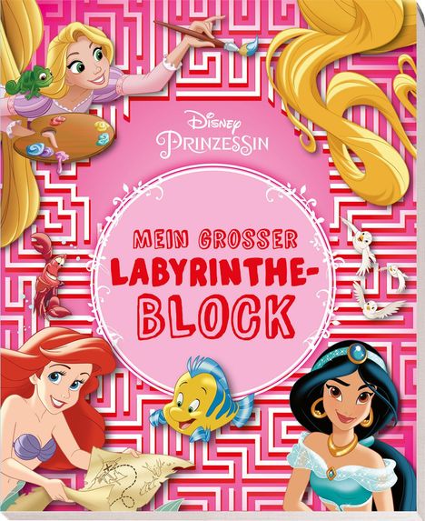 Disney Prinzessin: Mein großer Labyrinthe-Block, Buch