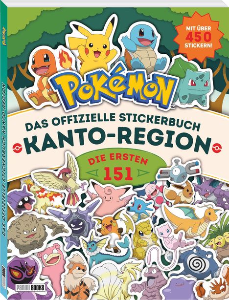 Panini: Pokémon: Das offizielle Stickerbuch Kanto-Region - Die ersten 151, Buch