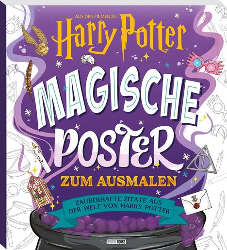 Aus den Filmen zu Harry Potter: Magische Poster zum Ausmalen, Buch
