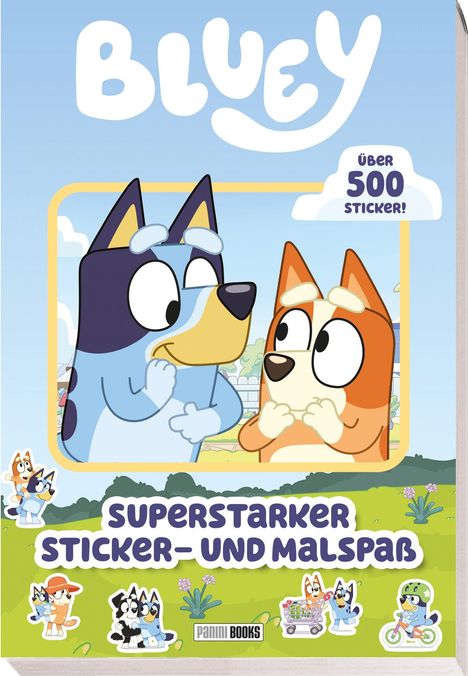 Bluey: Superstarker Sticker- und Malspaß, Buch