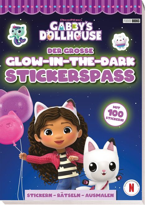 Gabby's Dollhouse: Der große Glow-in-the-Dark-Stickerspaß, Buch