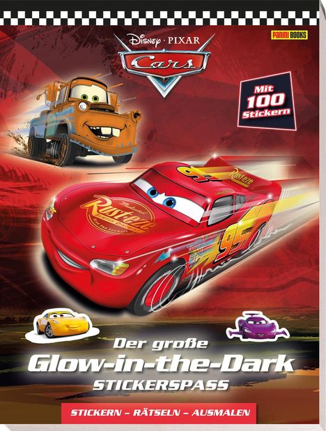 Disney Cars: Der große Glow-in-the-Dark-Stickerspaß, Buch