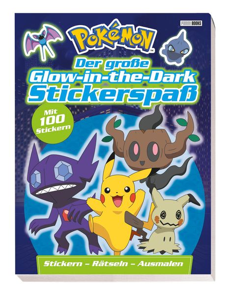 Pokémon: Der große Glow-in-the-Dark Stickerspaß, Buch