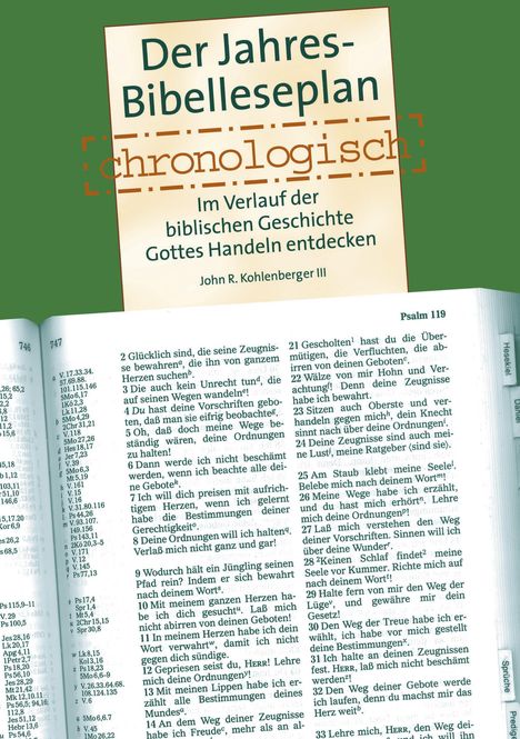 John R. Kohlenberger: Der Jahres Bibelleseplan chronologisch, Buch