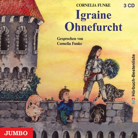 Cornelia Funke: Igraine Ohnefurcht, 3 CDs