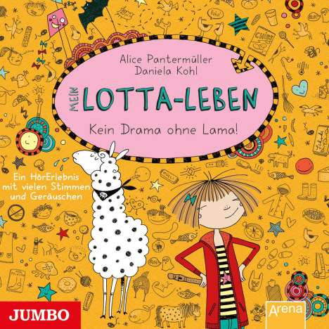 Alice Pantermüller: Mein Lotta-Leben 08. Kein Drama ohne Lama, CD