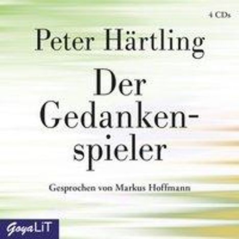 Peter Härtling: Der Gedankenspieler, 4 CDs