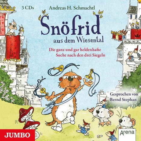 Andreas H. Schmachtl: Snöfrid aus dem Wiesental 04. Die ganz und gar heldenhafte Suche nach den drei Siegeln, 4 CDs