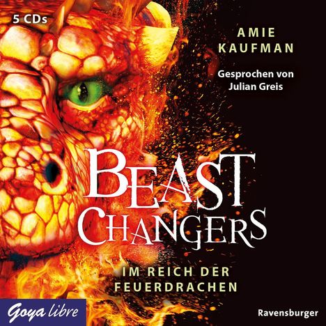 Amie Kaufman: Beast Changers (02) Im Reich der Feuerdrachen, 5 CDs