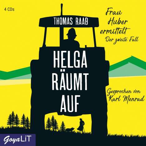 Thomas Raab: Helga räumt auf. Frau Huber ermittelt. Der zweite Fall, 4 CDs
