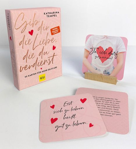 Katharina Tempel: Gib dir die Liebe, die du verdienst - Das Kartenset zum SPIEGEL Bestseller, Buch