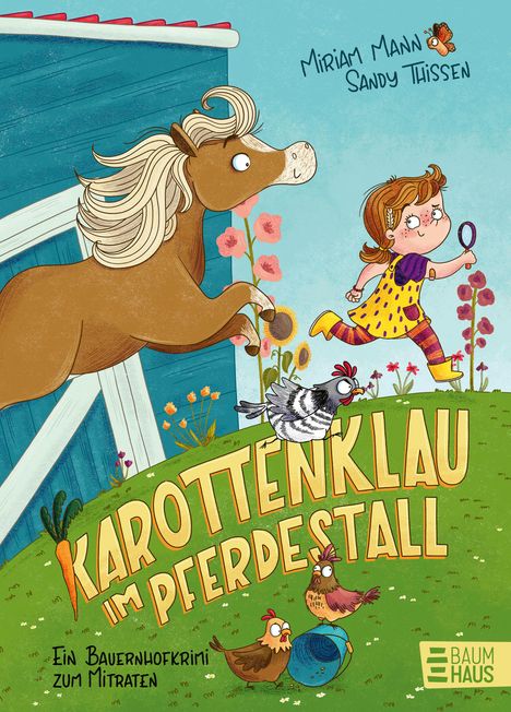 Miriam Mann: Karottenklau im Pferdestall - Ein Bauernhofkrimi zum Mitraten, Buch