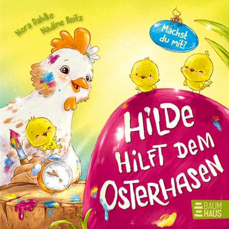 Nora Dahlke: Hilde hilft dem Osterhasen (Pappbilderbuch), Buch