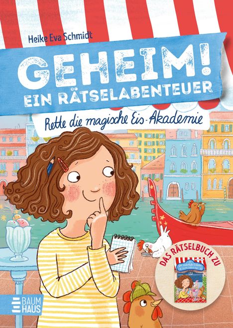 Heike Eva Schmidt: Geheim! Ein Rätselabenteuer - Rette die magische Eis-Akademie, Buch