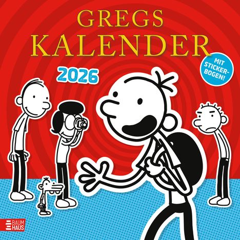 Jeff Kinney: Gregs Kalender 2026, Kalender