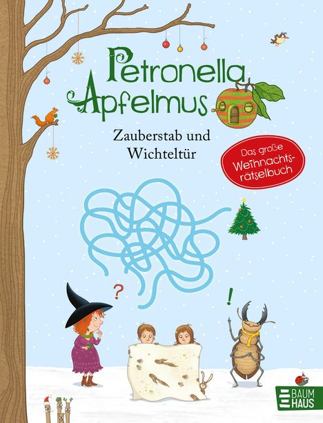 Sabine Städing: Petronella Apfelmus - Zauberstab und Wichteltür. Das große Weihnachtsrätselbuch, Buch