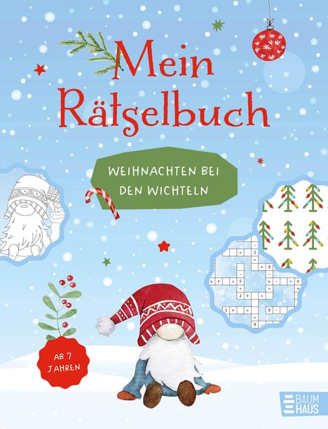 Mein Rätselbuch - Weihnachten bei den Wichteln, Buch