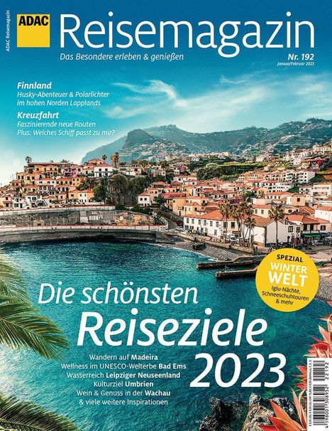 ADAC Reisemagazin Die schönsten Reiseziele 2023, Buch