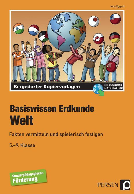 Jens Eggert: Basiswissen Erdkunde: Welt, 1 Buch und 1 Diverse