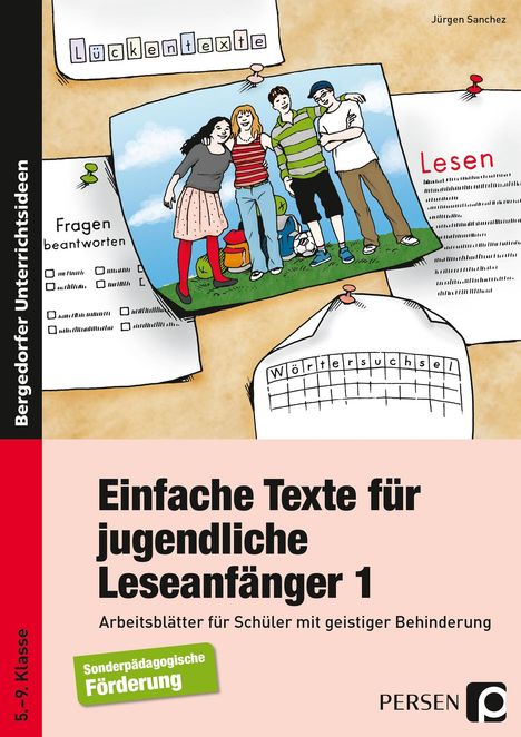 Jürgen Sanchez: Einfache Texte für jugendliche Leseanfänger, Buch