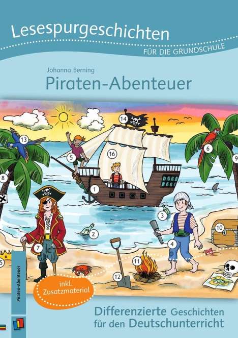 Johanna Berning: Lesespurgeschichten für die Grundschule – Piraten-Abenteuer, Buch