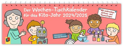 Der Wochen-Tischkalender für das Kita-Jahr 2024/2025, Kalender