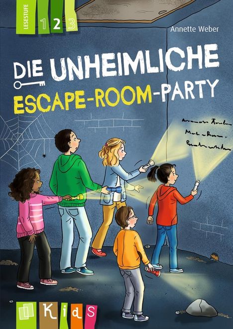 Annette Weber: Die unheimliche Escape-Room-Party - Lesestufe 2, Buch