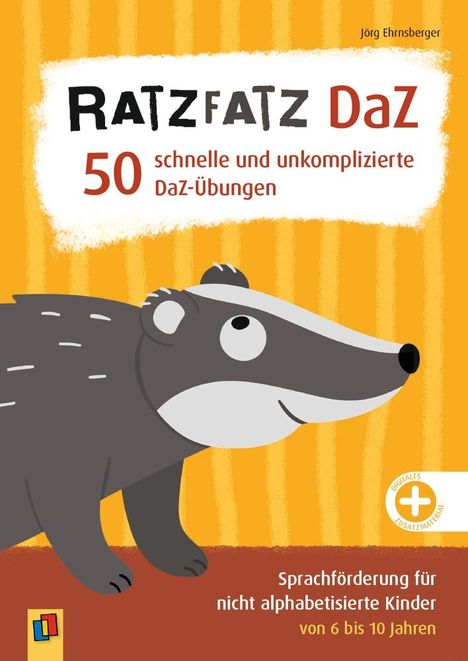 Jörg Ehrnsberger: Ratzfatz DaZ - 50 schnelle und unkomplizierte DaZ-Übungen, Buch